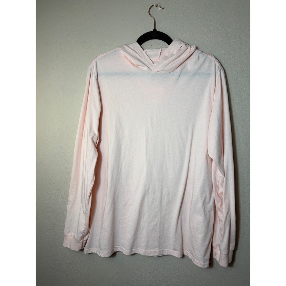 Soft Serve Original Cloud Cotton Hoodie Long Sleeve Pink Large Made in USA